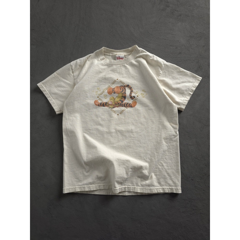 Vintage 1990s Tigger The Disney Store Bouncin Around Cotton T-shirt M USA Made